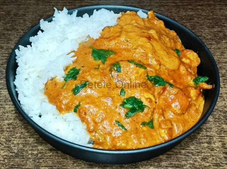 Curry de pui in stil indian